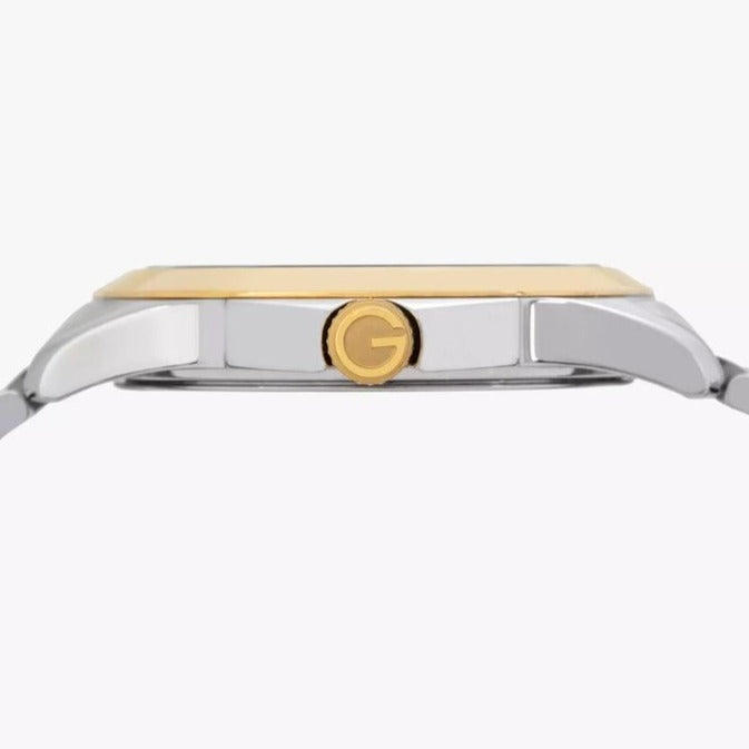 Gucci G Timeless Silver Dial Two Tone Steel Strap Watch For Men - YA126409 Buy Now By Gucci
