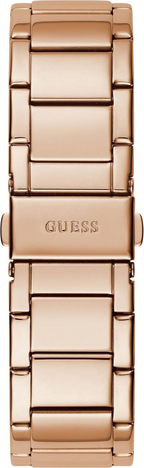 Guess Raven Diamonds Rose Gold Dial Rose Gold Steel Strap Watch for Women - GW0104L3 Buy Now By Guess