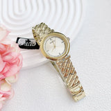 Guess Rumour Quartz Gold Dial Gold Steel Strap Watch For Women - GW0613L2 Buy Now By Guess