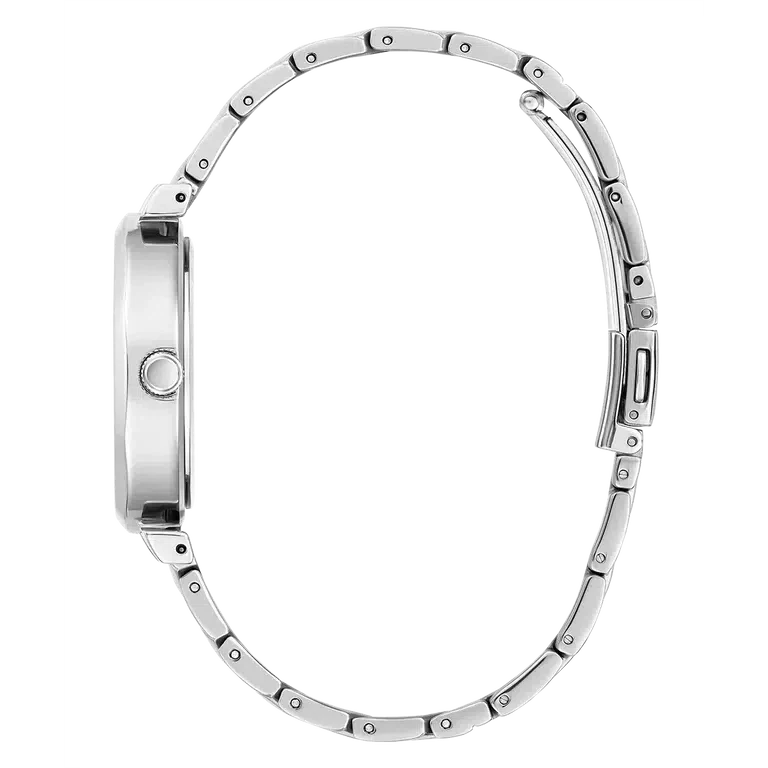Guess Rumour Quartz Black Dial Silver Steel Strap Watch For Women - GW0613L1 Buy Now By Guess