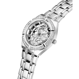 Guess Allara Quartz Silver Dial Silver Steel Strap Watch For Women - GW0604L1 Buy Now By Guess