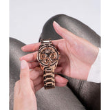 Guess Queen Multifunction Rose Gold Dial Rose Gold Steel Strap Watch For Women - GW0464L3 Buy Now By Guess