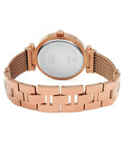 Guess Soho Rose Gold Dial Stainless Steel Watch For Women - W0638L4