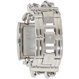 Guess Mod Heavy Metal Diamonds Silver Dial Silver Steel Strap Watch for Women - W95088L1 Buy Now By Guess