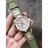 Guess Interpid 2 Golden Dial Two Tone Silicon Strap Watch For Women - W0325L5 Buy Now By Guess