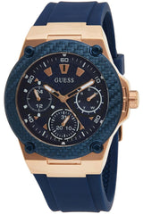 Guess Zena Blue Dial Blue Silicone Strap Watch For Women - W1049L2 Buy Now By Guess