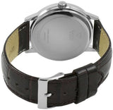 Guess Wafer Analog Blue Dial Brown Leather Strap Watch For Men - W0496G2 Buy Now By Guess