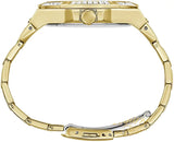 Guess Zeus Diamonds Gold Dial Gold Steel Strap Watch for Men - GW0209G2 Buy Now By Guess