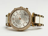 Michael Kors Parker Chronograph Silver Dial Two Tone Steel Strap Watch For Women - MK5687 Buy Now By Michael Kors