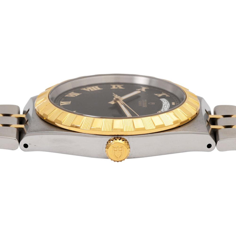 Tudor Royal Automatic Black Dial Two Tone Steel Strap Watch for Men - M28603-0003 Buy Now By Tudor