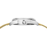 Guess Whisper Silver Dial Gold Mesh Bracelet Watch for Women - W1084L2 Buy Now By Guess