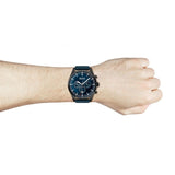 Hugo Boss Pioneer Quartz Blue Dial Blue Leather Strap Watch For Men - 1513711 Buy Now By Hugo Boss