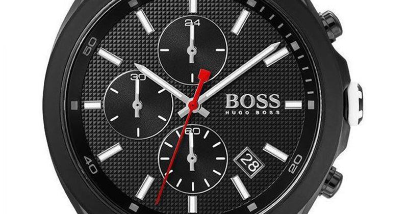 Shop Hugo Boss Velocity Black Dial White Rubber Strap Watch for Men - 1513718 in USA