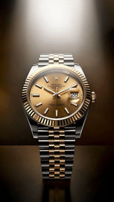 Shop Rolex Datejust 41 Oyster Gold Dial Two Tone Oystersteel & Yellow Gold Jubilee Bracelet Watch for Men - M126333-0010 in USA