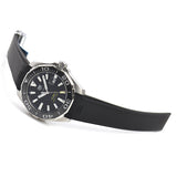 Shop Tag Heuer Aquaracer Calibre 5 Automatic Black Dial Black Rubber Strap Watch for Men - WAY201A.FT6142 in USA