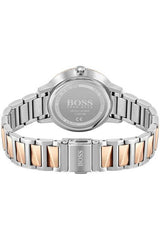 Hugo Boss Signature Silver Dial Two Tone Steel Strap Watch for Women - 1502567 Buy Now By Hugo Boss