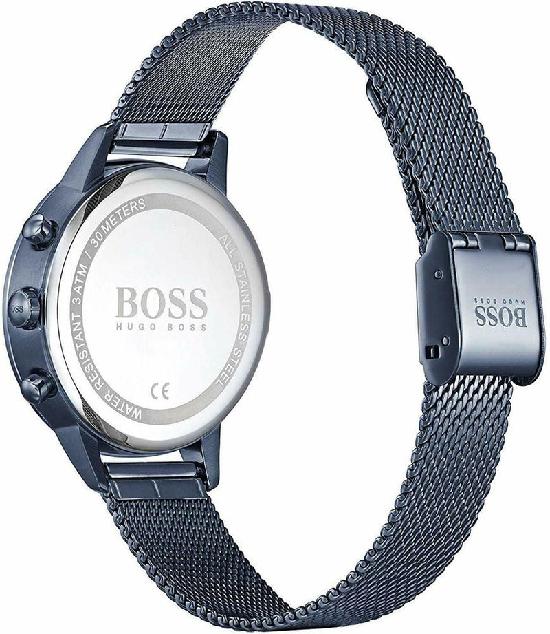Hugo Boss Infinity Blue Dial Blue Mesh Bracelet Watch for Women - 1502518 Buy Now By Hugo Boss
