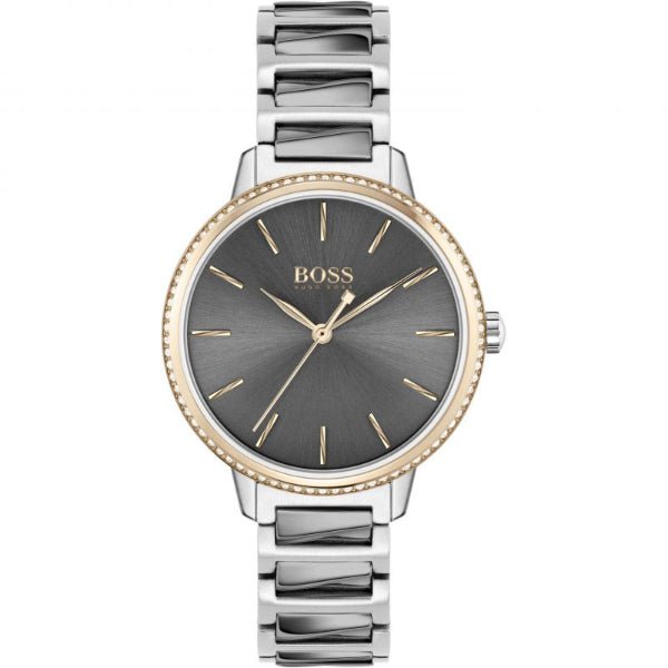 Hugo Boss Signature Grey Dial Silver Steel Strap Watch for Men - 1502569 Buy Now By Hugo Boss