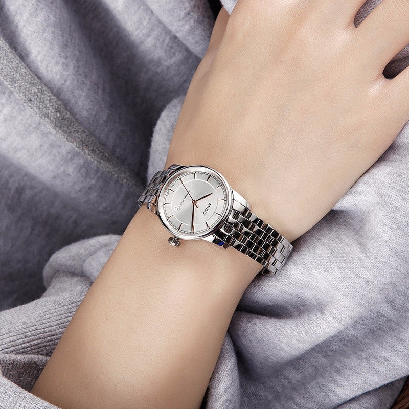 Mido Baroncelli III Automatic Silver Dial Silver Steel Strap Watch For Women - M7600.4.10.1 Buy Now By Mido