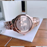 Michael Kors Runway Mercer Quartz Rose Gold Dial Rose Gold Steel Strap Watch For Women - MK6736 Buy Now By Michael Kors
