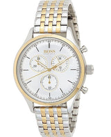 Hugo Boss Companion Silver Dial Two Tone Mesh Bracelet Watch for Men - 1513654 Buy Now By Hugo Boss