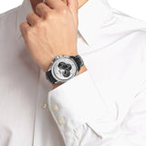Hugo Boss Driver Chronograph Quartz Silver Dial Black Leather Strap Watch For Men - 1512880 Buy Now By Hugo Boss
