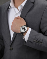Hugo Boss Driver Chronograph Quartz Silver Dial Black Leather Strap Watch For Men - 1512880 Buy Now By Hugo Boss