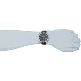 Hugo Boss Aeroliner Chronograph Quartz Black Dial Black Leather Strap Watch For Men - HB1512448 Buy Now By Hugo Boss