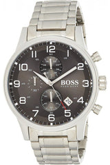 Hugo Boss Aeroliner Black Dial Silver Steel Strap Watch for Men - 1513181 Buy Now By Hugo Boss
