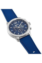 Hugo Boss Professional Chronograph Blue Dial Blue Silicone Strap Watch for Men - 1513526 Buy Now By Hugo Boss