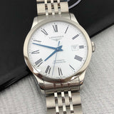 Longines Record Automatic Stainless Steel 40mm Watch for Men - L2.821.4.11.6 Buy Now By Longines