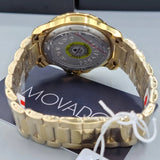 Shop Movado Series 800 Blue Dial Gold Steel Strap Watch For Men - 2600144 in USA