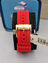 Fossil Bannon Multifunction Black Dial Red Silicone Strap Watch for Men - BQ2499 Buy Now By Fossil