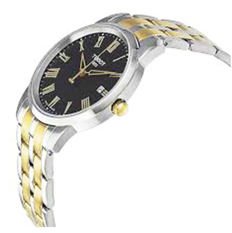 Tissot T Classic Dream Black Dial Two Tone Steel Strap Watch for Men - T033.410.22.053.01 Buy Now By Tissot