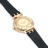 Emporio Armani Gianni T-Bar Quartz Blue Dial Blue Leather Strap Watch for Women - AR11424 Buy Now By Emporio Armani
