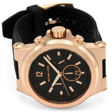Michael Kors Dylan Black Dial Black Rubber Strap Watch for Men - MK8184 Buy Now By Michael Kors