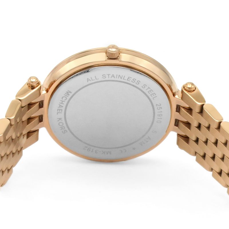 Michael Kors Darci Rose Gold Dial with Diamonds Rose Gold Stainless Steel Strap Watch for Women - MK3192 Buy Now By Michael Kors