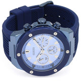 Shop Guess Poseidon Blue Dial Blue Rubber Strap Watch for Men - GW0057G3 in USA