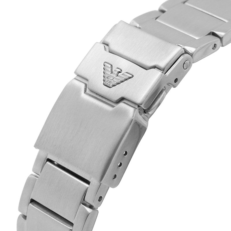 Emporio Armani Diver Chronograph Green Dial Silver Steel Strap Watch For Men - AR11500 Buy Now By Emporio Armani