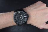 Diesel Mega Chief Chronograph Black Dial Black Steel Strap Watch For Men - DZ4283 Buy Now By Diesel