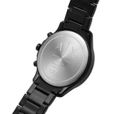 Armani Exchange Chronograph Black Dial Black Steel Strap Watch For Men - AX2429 Buy Now By Armani Exchange