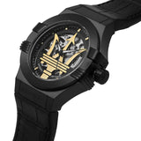 Maserati Potenza Automatic Black Dial Black Leather Strap Watch For Men - R8821108036 Buy Now By Maserati