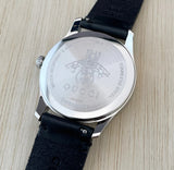 Shop Gucci G Timeless Quartz Green & Red Dial Black Leather Strap Watch For Men - YA1264149 in USA