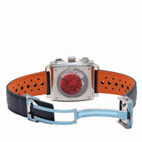 Tag Heuer Monaco Gulf Automatic Chronograph Blue Dial Blue Leather Strap Watch for Men - CBL2115.FC6494 Buy Now By Tag Heuer