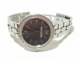 Shop Swarovski Daytime Rhinestone Grey Dial Silver Steel Strap Watch for Women - 5213681 in USA