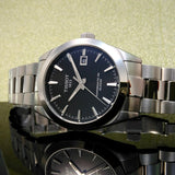 Tissot Gentleman Powermatic 80 Silicium Black Dial Silver Steel Strap Watch For Men - T127.407.11.051.00 Buy Now By Tissot