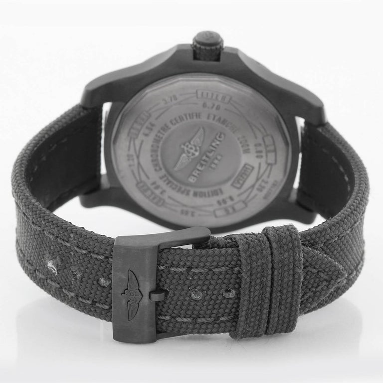 Shop Breitling Avenger Titanium Blackbird 44mm Automatic Mens Watch - V1731110BD74/109W in USA