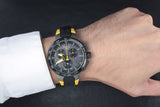 Tissot T Bike Cycling Tour de France Black Dial Two Tone Rubber Strap Watch For Men - T111.417.37.441.00 Buy Now By Tissot