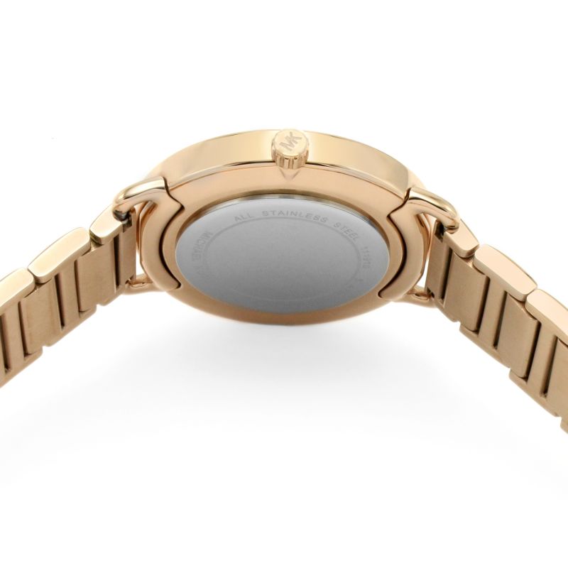 Michael Kors Portia Rose Gold Dial Rose Gold Steel Strap Watch for Women - MK3640 Buy Now By Michael Kors