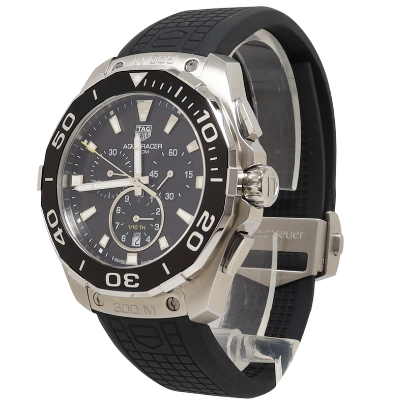 Tag Heuer Aquaracer Black Dial Watch for Men - CAY111A.FT6041 Buy Now By Tag Heuer